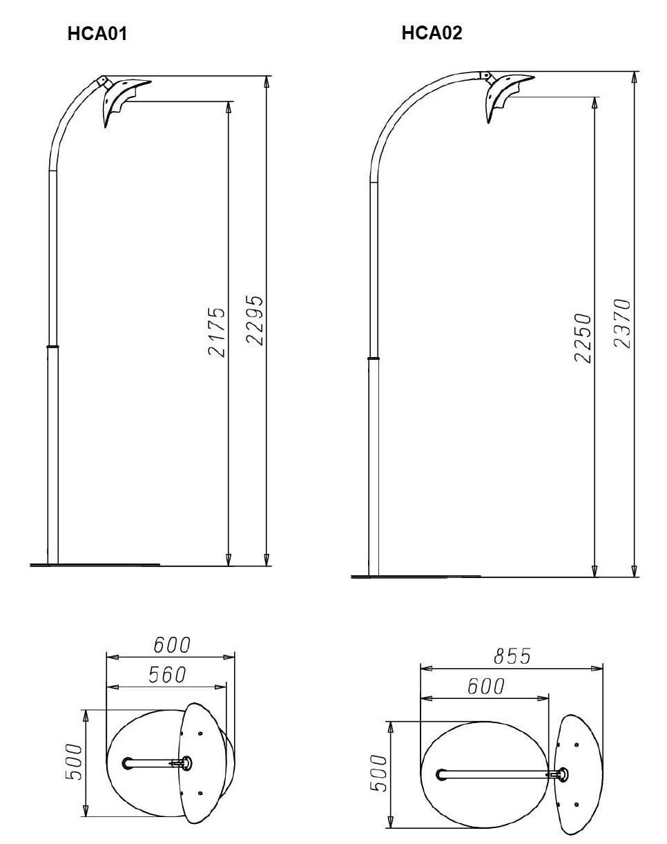Напольная нагревательная лампа из литого алюминия Phormalab Hotdoor ARCH-00047146 - Вид №2