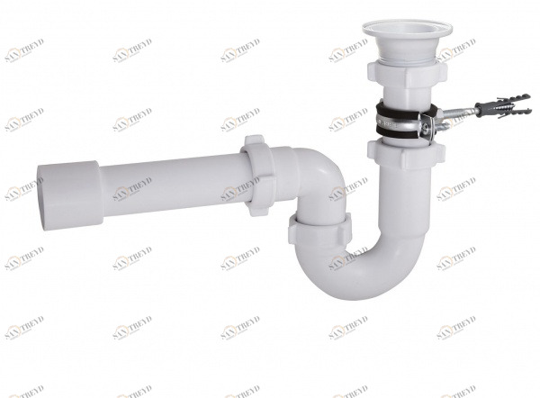 Сифон 1 1/2 40 с разрывом потока струи, с воронкой D-70мм и тр. 40х40/50 RS-4108 (O) RS-4108 ОРИО 151684