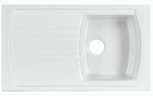 722000 Подвесная раковина настенная прямоугольная Sanindusa Lusitano белая