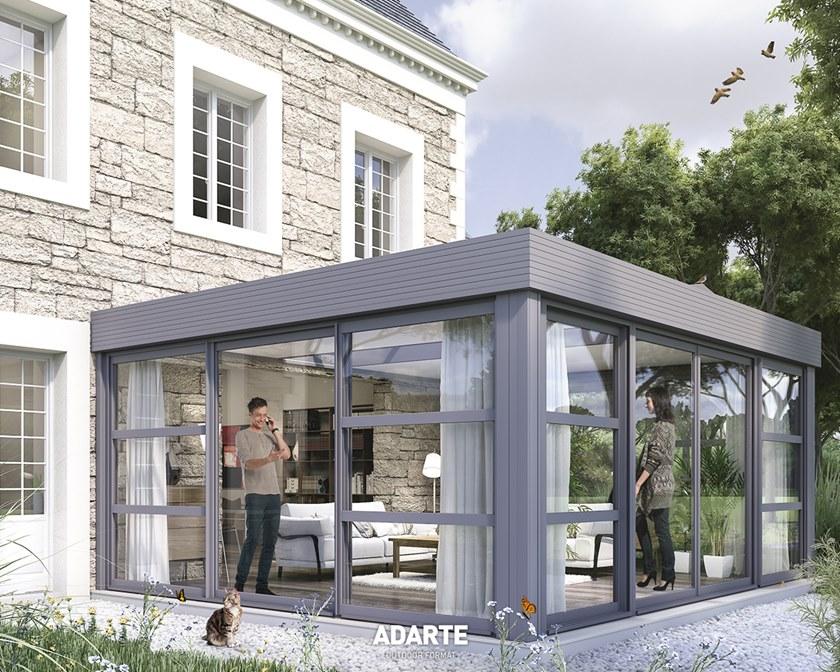ADARTE Веранда из алюминия с термовставкой и изоляционным покрытием  A303  - Вид №8