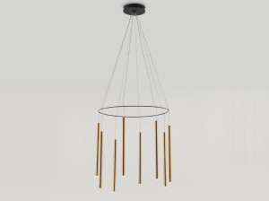 Металлический светодиодный подвесной светильник