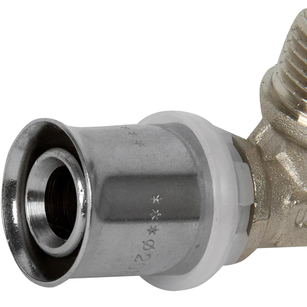 Тройник комбинированный Valtec 20x1/2"x20 мм НР никелированная латунь VTM.233.N.200420 STLM-2058132 - Вид №1