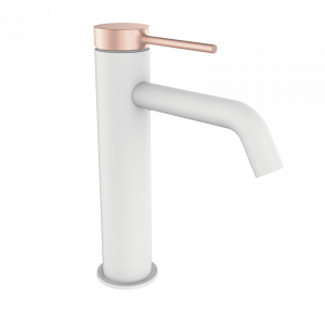 47540416 PREMIUM Белый XL Мужской Умывальник смеситель Белая роза GRB MIXERS