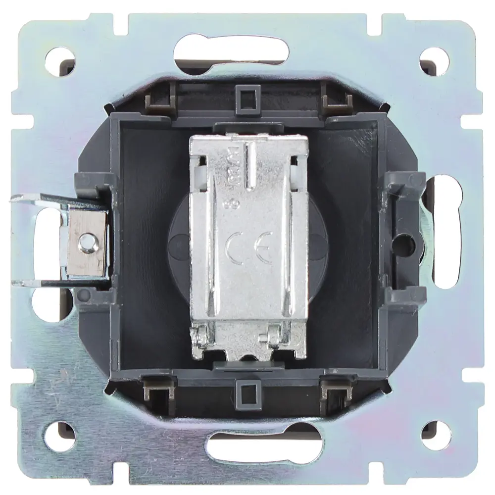 ТВ-розетка оконечная встраиваемая Werkel шлейф, цвет серо-коричневый STLM-2033820 - Вид №3