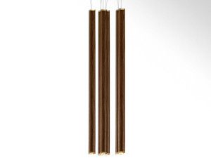 Светодиодный подвесной светильник из орехового дерева