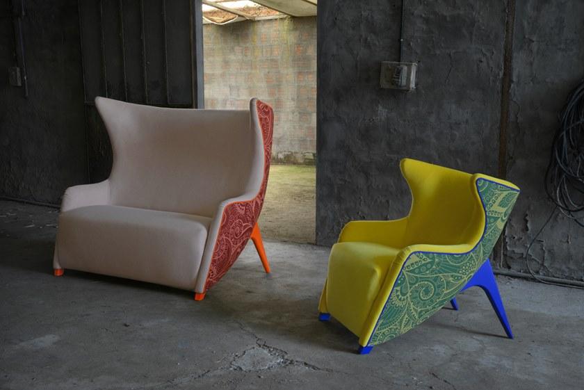 Adrenalina 2-местный тканевый диван Gea sun-id-1351197 - Вид №5