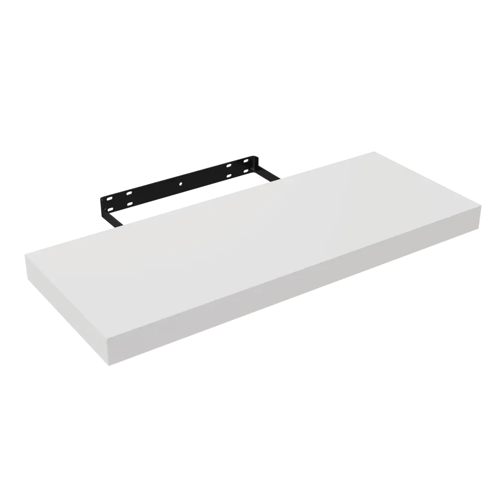 Полка настенная Spaceo White 60x23.5 см МДФ цвет белый STLM-2147232 - Вид №3