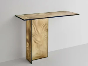 Glas Italia Прямоугольная хрустальная консоль Liquefy Liq10