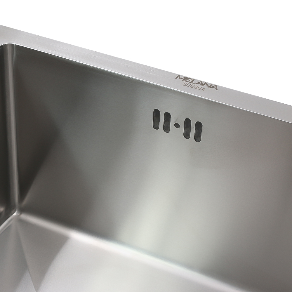 Мойка H57544 MELANA ProfLine 3,0/200 САТИН врезная прямоугольная с коландером H57544 H57544 сатин - Вид №7