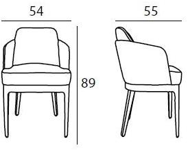 KOKET Стул с обивкой и подлокотниками sun-id-1463280 - Вид №7