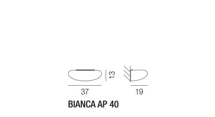 Vistosi Bianca AP 40 bian настенный 53861 - Вид №1