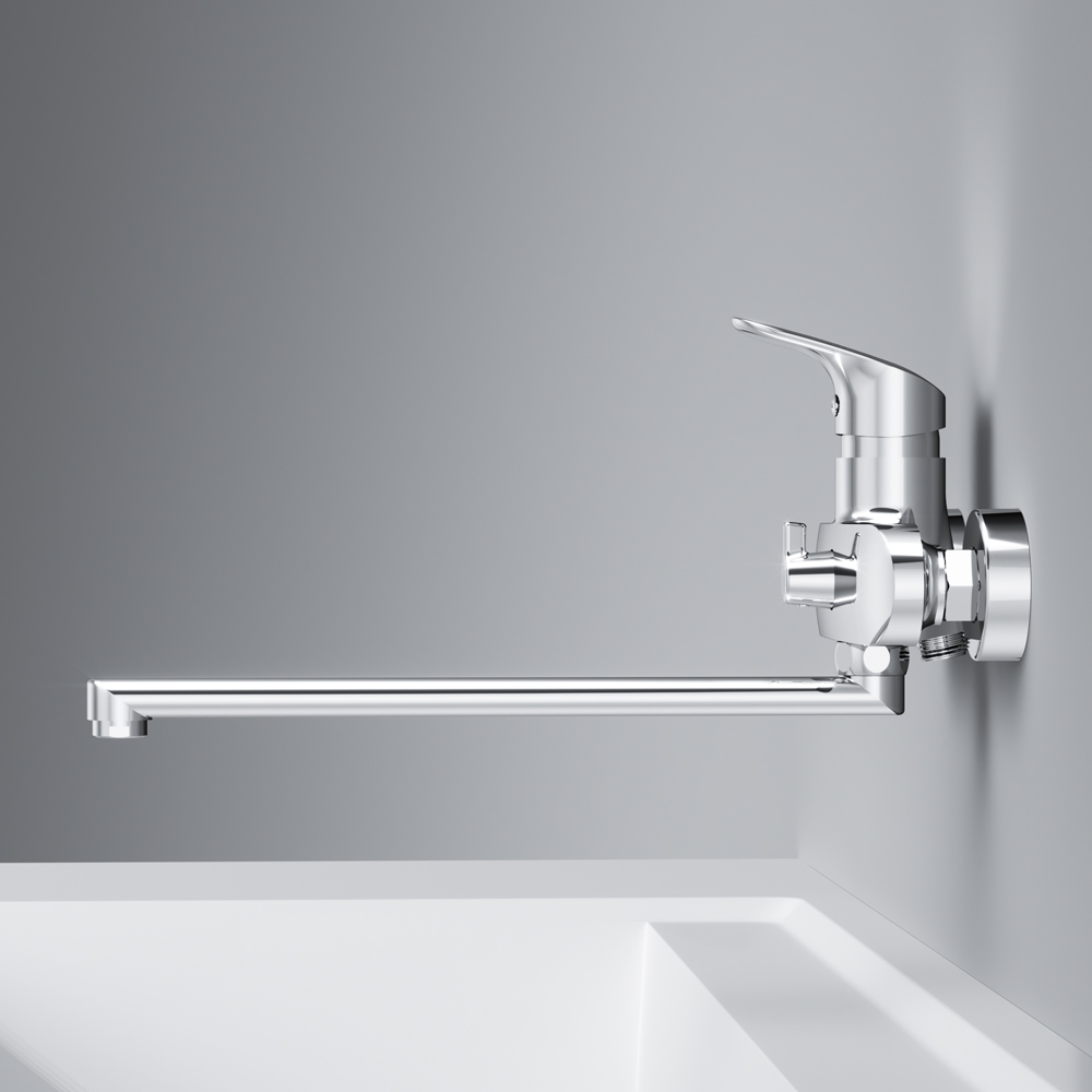 F8090016 смеситель д/ванны/душа излив 350 мм хром шт AM.PM Like - Вид №4