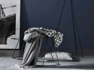 LA FABBRICA DEL LINO Плед с двухсторонней графикой Decor