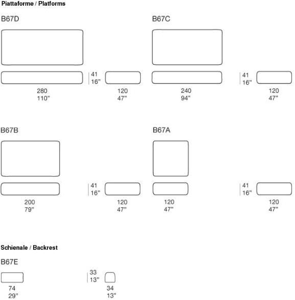 Paola Lenti Съемный тканевый диван Ribbon sun-id-1422780 - Вид №4