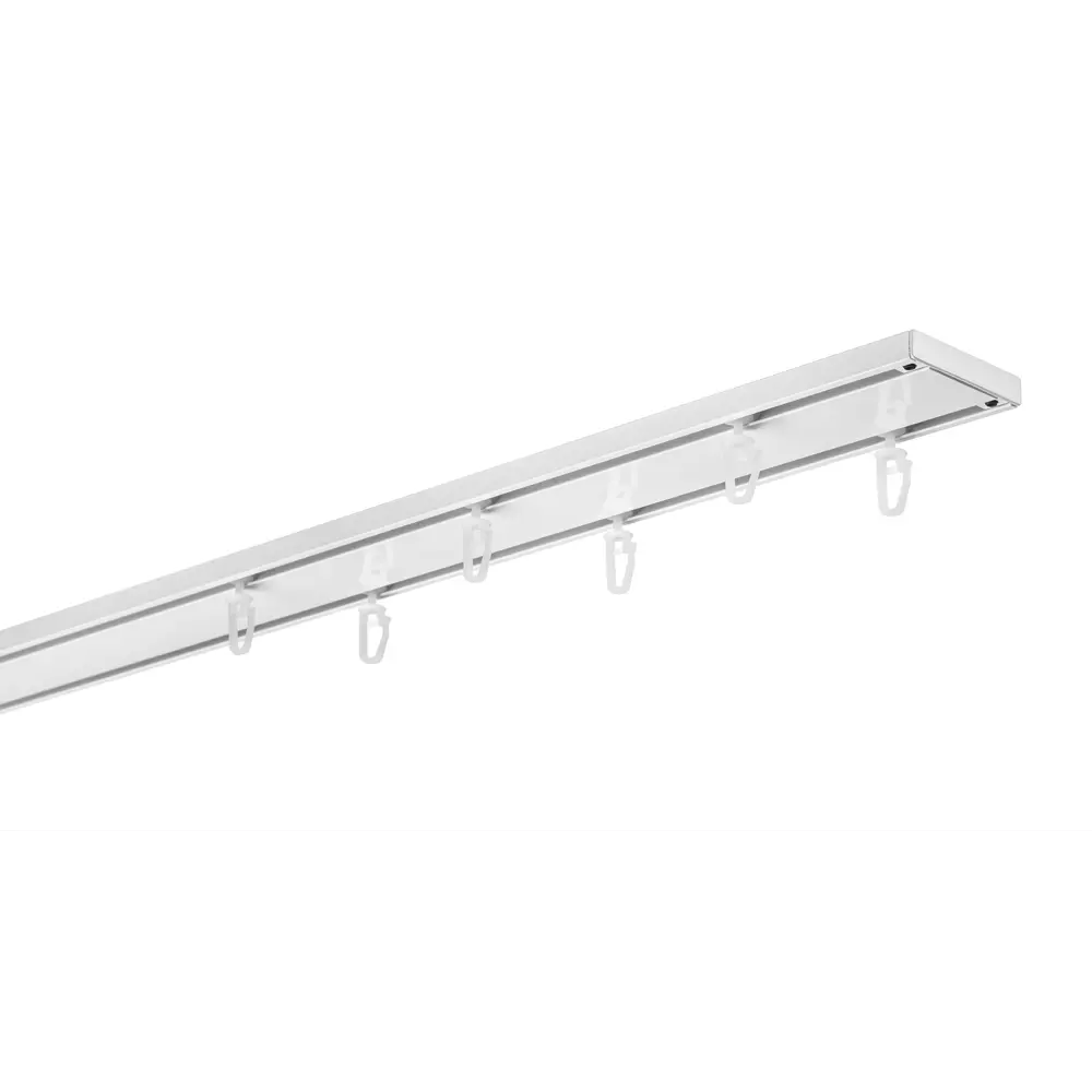 Шинный карниз в наборе двухрядный Atlant 280 см металл белый АРТ-ДЕКОР STLM-2027045