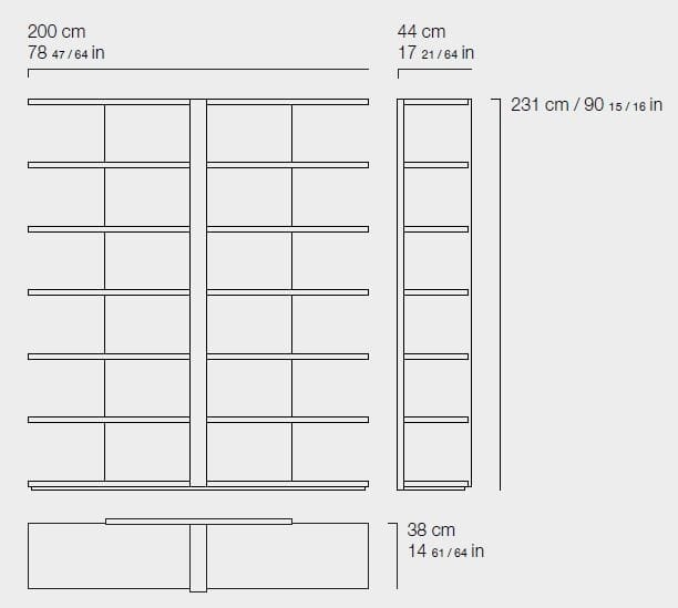 Деревянный отдельно стоящий книжный шкаф ETRO Home Interiors Алеппо ARCH-00134552 - Вид №9