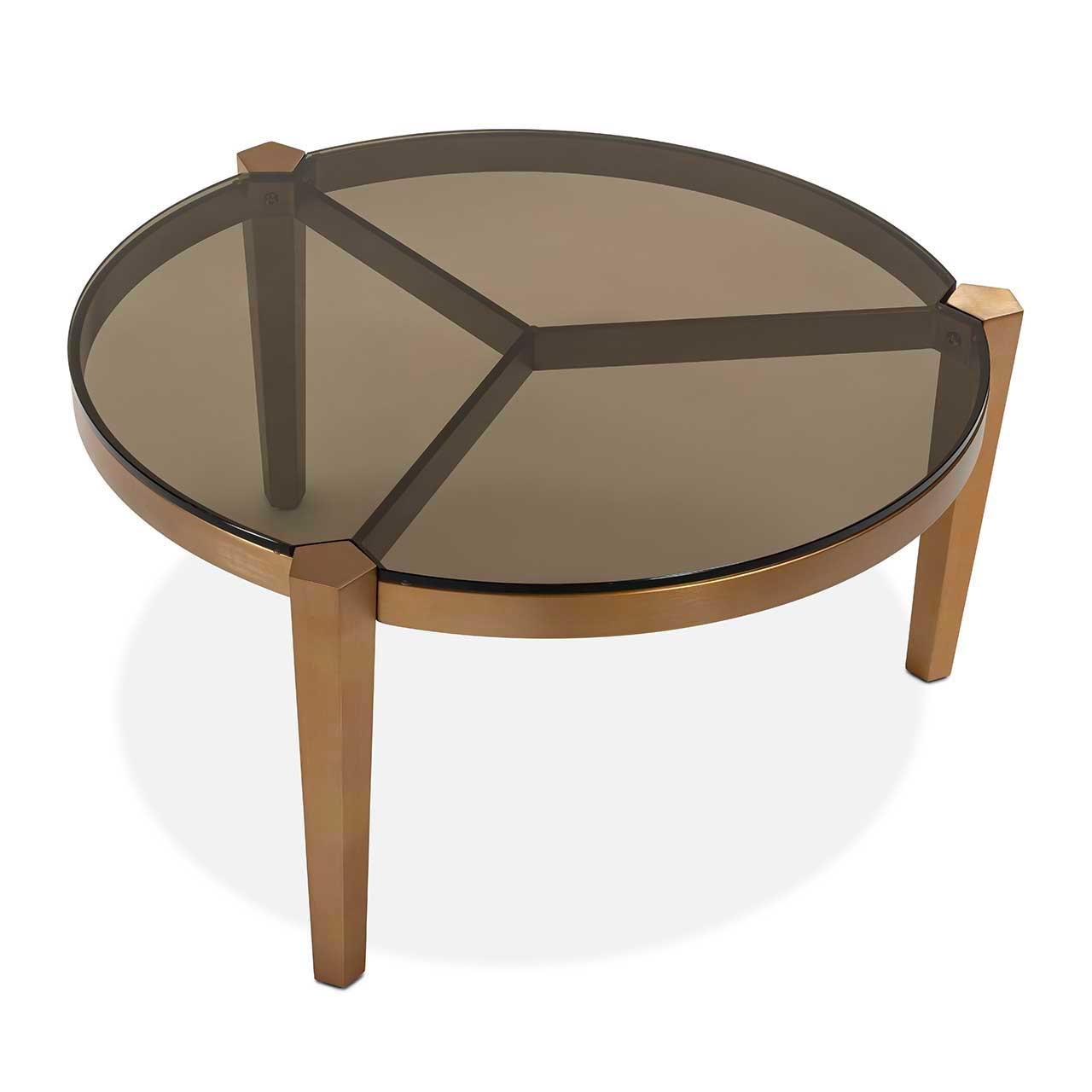 450283-D0 ABHIKA КОФЕЙНЫЙ СТОЛ CROWNE H42 D84  - Вид №1