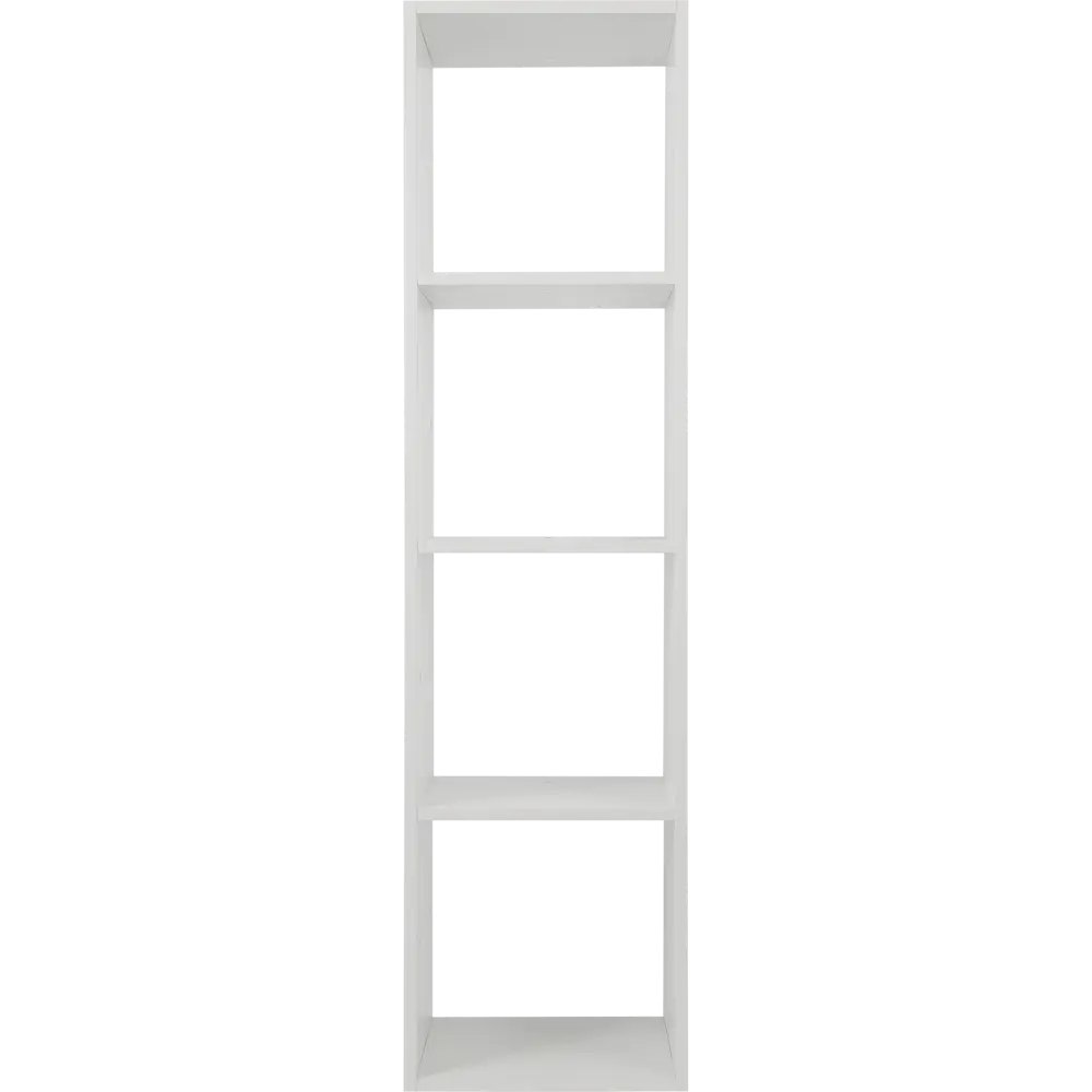 Стеллаж Spaceo KUB 4 секции 36x139.3x31.7 см ЛДСП цвет белый 82731913 STLM-2002290  - Вид №4