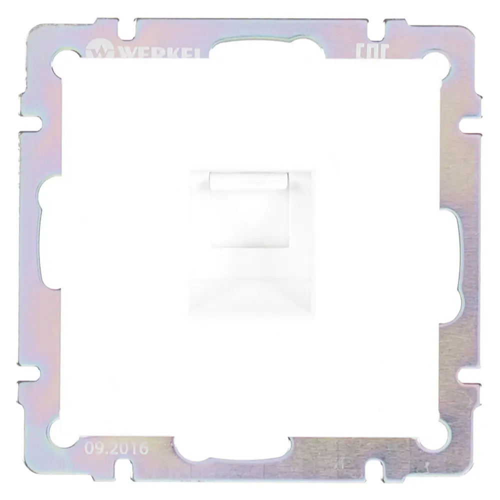 Телефонная розетка встраиваемая Werkel RJ11, цвет белый Встраиваемые механизмы STLM-2154625