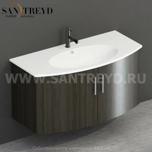 MDMA10Y6145 Тумба с двумя створками 98 см серая Globo 4ALL Италия