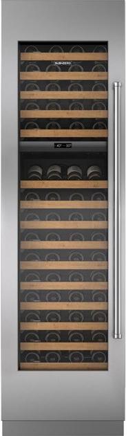 Sub-Zero Двухтемпературный холодильник из нержавеющей стали Cantine vino Icbiw-24  - Вид №1
