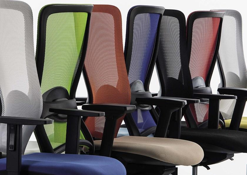 Luxy Сетчатое офисное кресло на 5 спиц с подлокотниками на колесиках Pop sun-id-1393731 - Вид №5