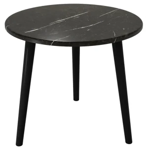 Журнальный столик круглый 50x50 см черный