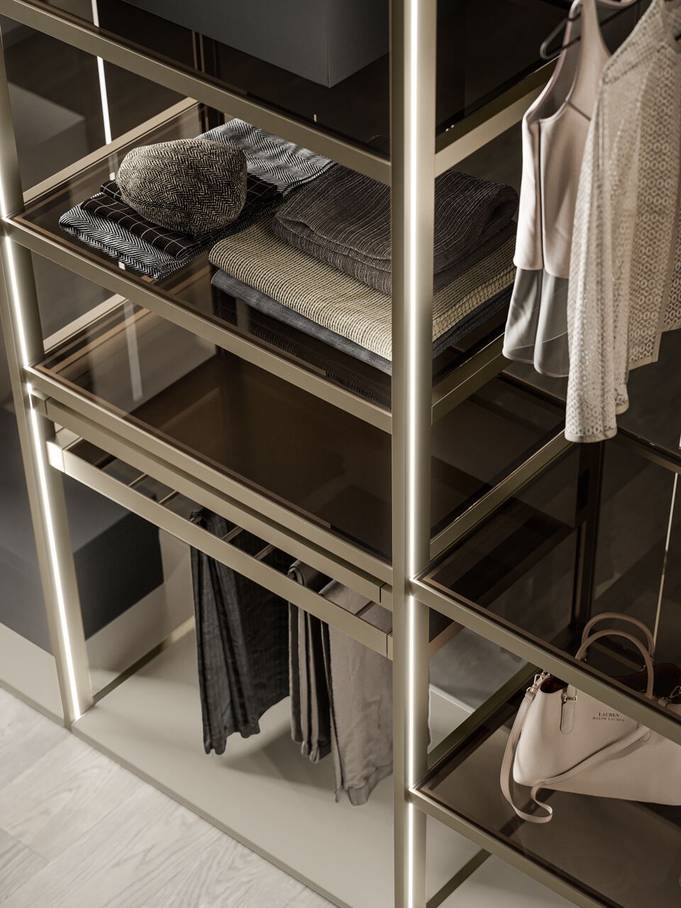 Деревянная секционная гардеробная Santalucia Mobili Luxury ARCH-00068324 - Вид №6