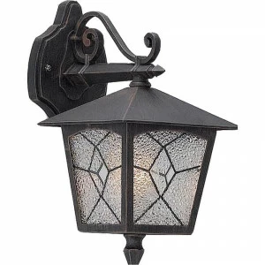 Уличный настенный светильник 37х22,5х18,5 см черный Atlanta 3125 GLOBO ПОД СТАРИНУ, ФОНАРЬ 00-3897278 Черный