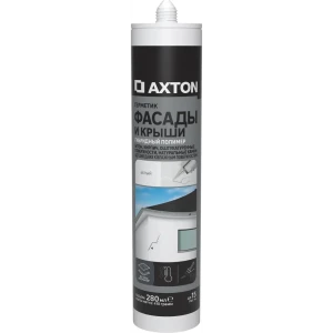 Герметик для фасада и крыши Axton гибридный цвет белый 280 мл
