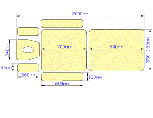 F1E3С Массажный стол heliox f1e3с Heliox  - Вид №1