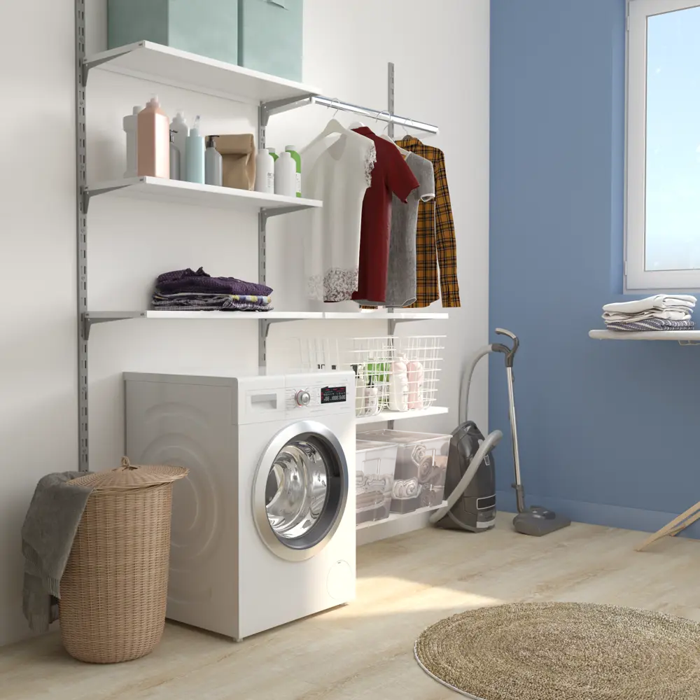 Кронштейн для штанги Spaceo цвет белый STLM-2130241 - Вид №30