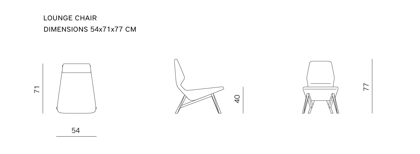 Тканевое кресло prostoria Oblique ARCH-00147076 - Вид №2