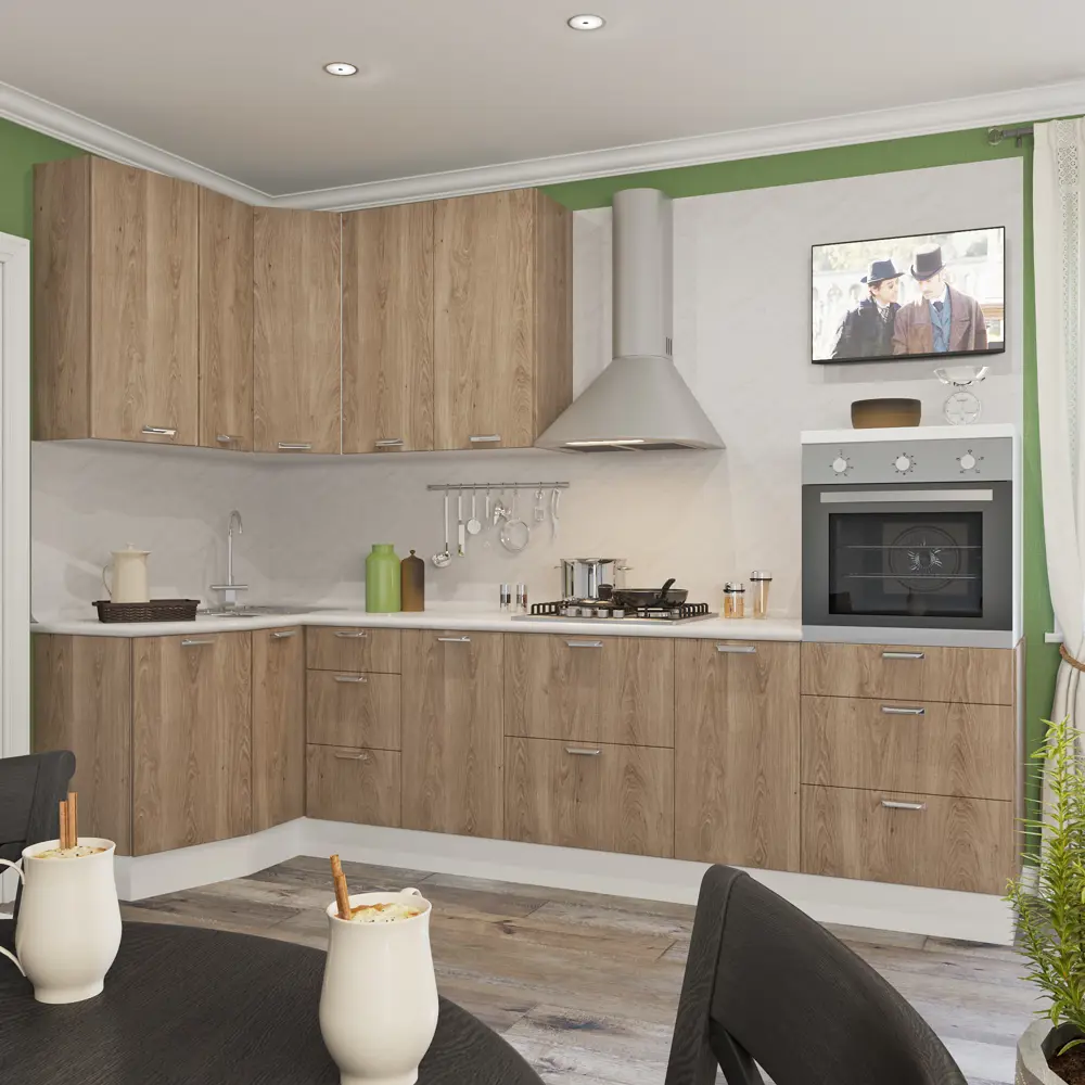 Дверь для шкафа Delinia «Вереск» 60x35 см, ЛДСП, цвет бежевый STLM-2171976 - Вид №2