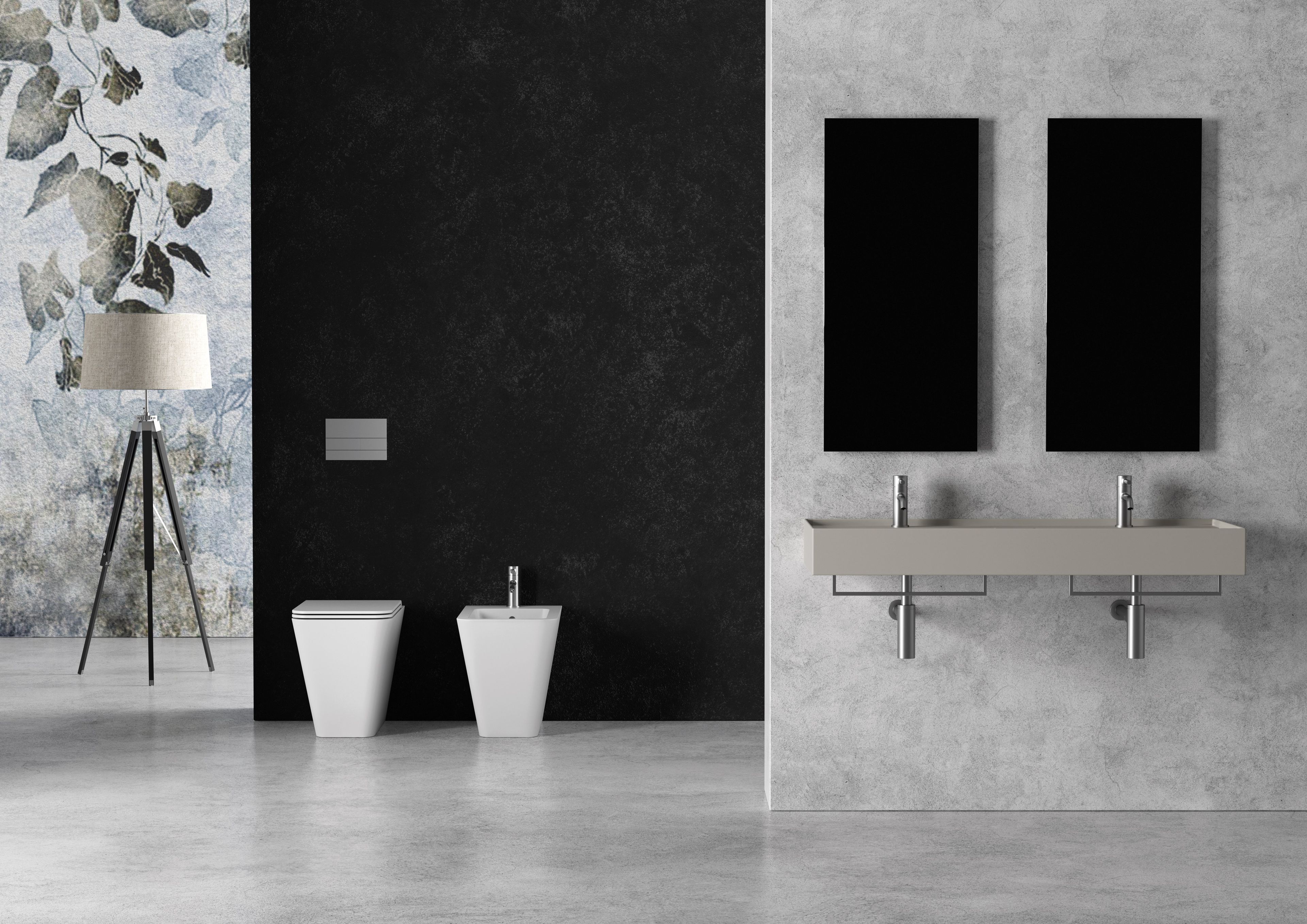 Керамическая двойная раковина Alice Ceramica HIDE ARCH-00102734 - Вид №1