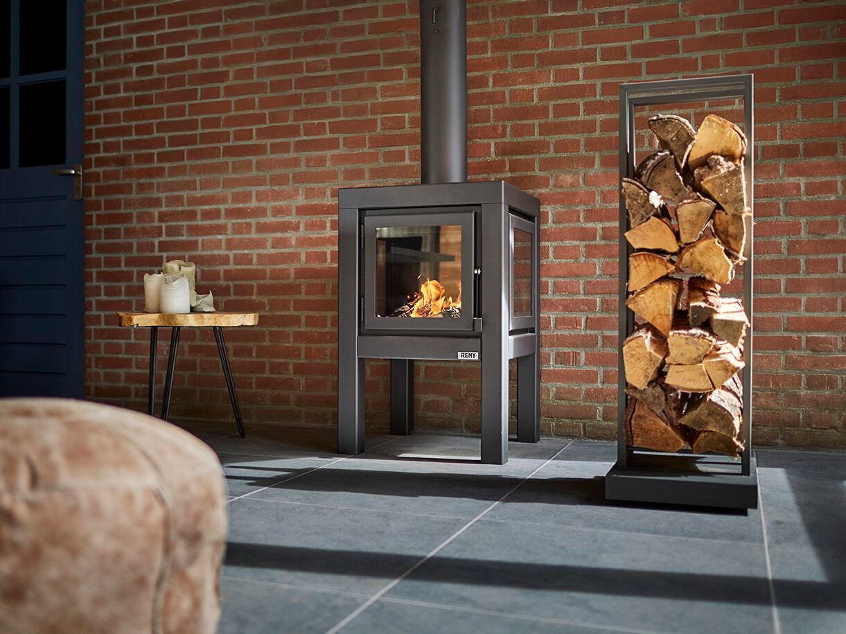 Corten™стальной отдельно стоящий открытый дровяной камин RB73 Quaruba ARCH-00066973