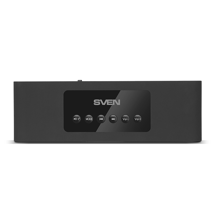 SV-015886 ps-175, черный, акустическая система 2.0, мощность 2x5 вт (rms), bluetooth, fm, usb, microsd, led-дисплей, часы, будильник, встроенный аккумулятор) Sven Santreyd  - Вид №3