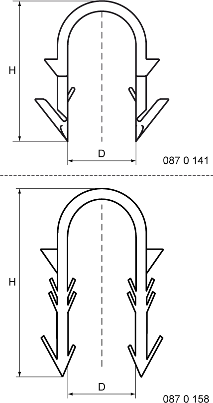 0870141 Монтажные профиля BIS Система якорных фиксаторов для монтажа труб к полу WALRAVEN  - Вид №1