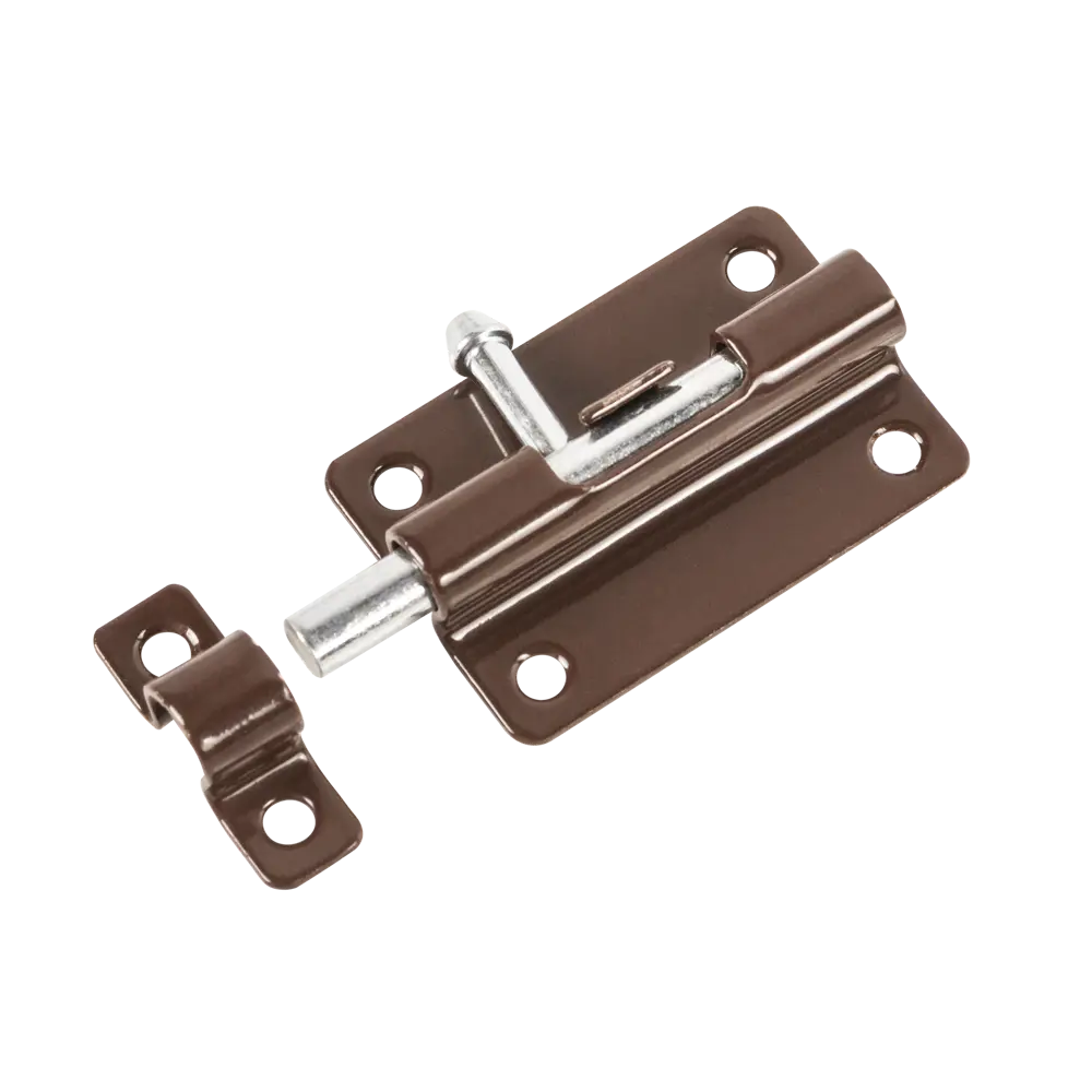 Шпингалет Ajax ЗТ-6 сталь цвет коричневый STLM-2035063 - Вид №1