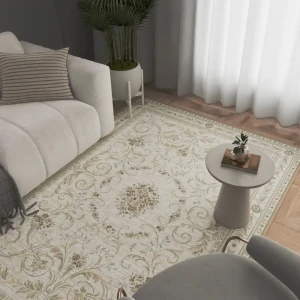 Ковер Genova 160x230 см вискоза 066/656561 цвет бежевый 89374961 STLM-2027383