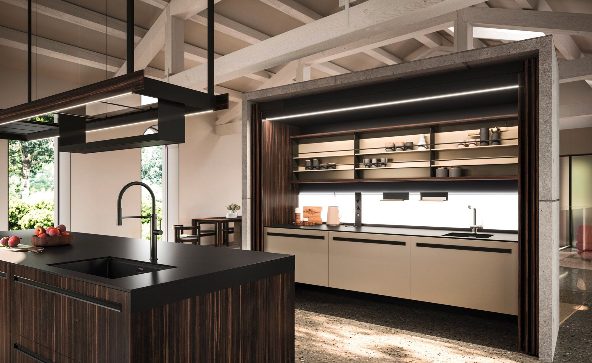 Встроенная кухня с островом Arrital Ak_Project ARCH-00086457 - Вид №3