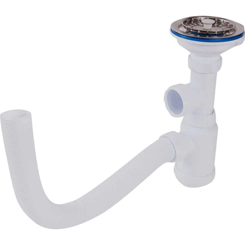 Сифон для кухонной мойки двойной Alpine 31/2 с переливом Santreyd STLM-2022375