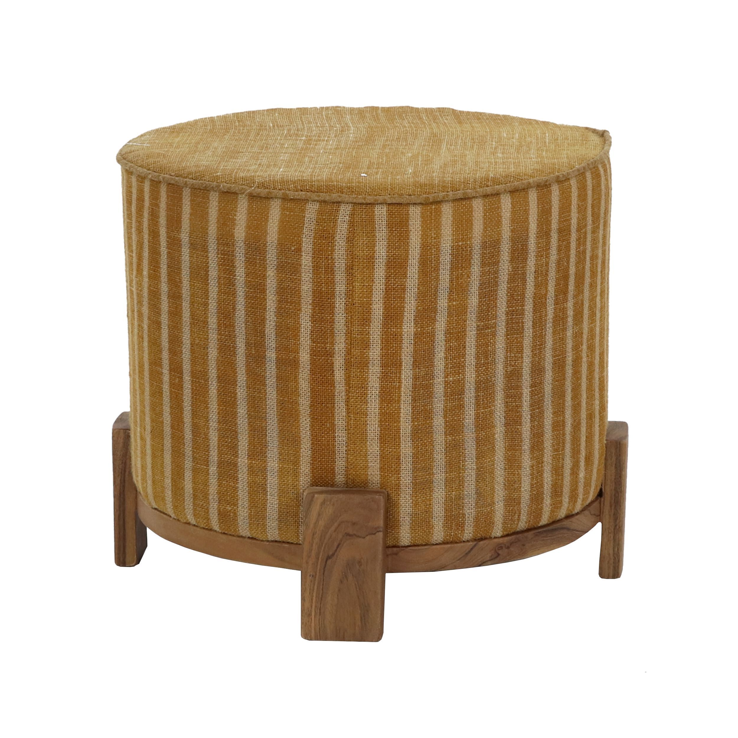 Круглый пуф из ткани POMAX Бриндизи ARCH-00092404 - Вид №3