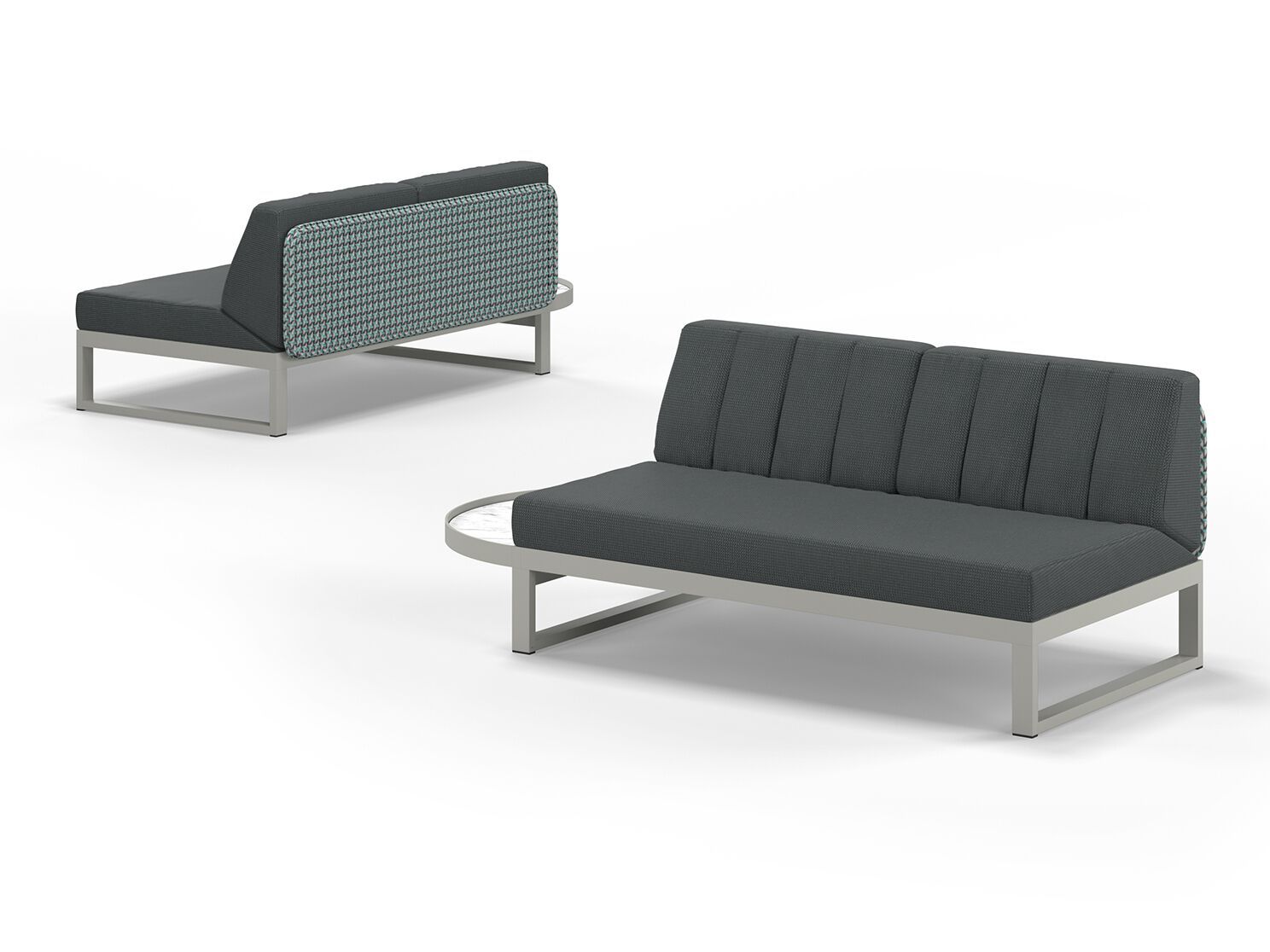 Модульный тканевый диван с 2-местный журнальный столик MAMAGREEN Munia ARCH-00120642 - Вид №4