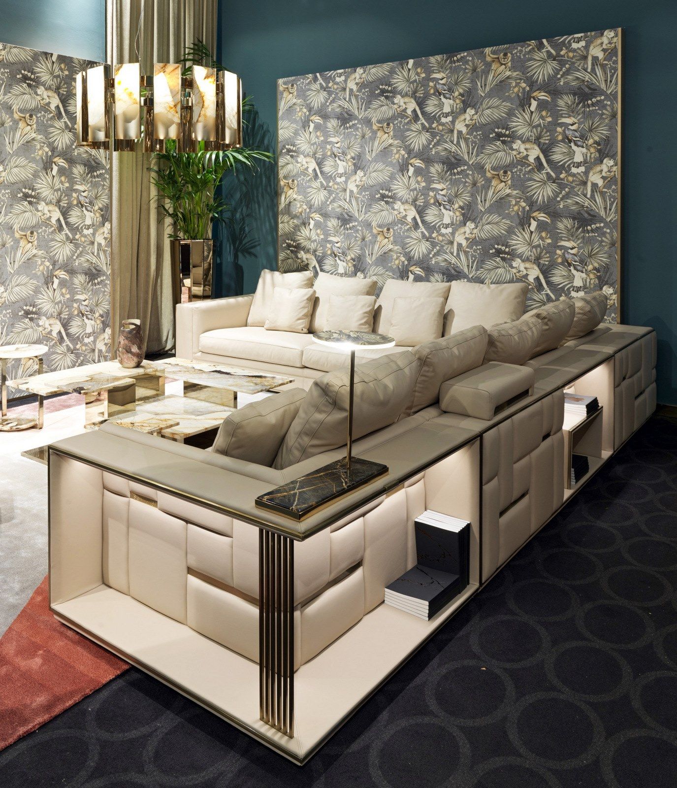 Беспроводная настольная лампа из мрамора и металла Visionnaire BARNABY ARCH-00082683 - Вид №3