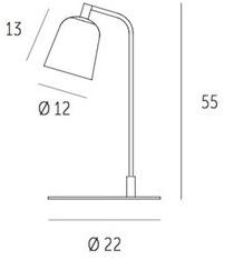 millelumen Керамическая настольная лампа Clavio sun-id-1500214 - Вид №3