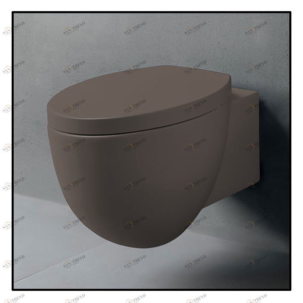 LGVSAN Подвесной унитаз настенный Коричневый Ceramica Cielo Le Giare Италия