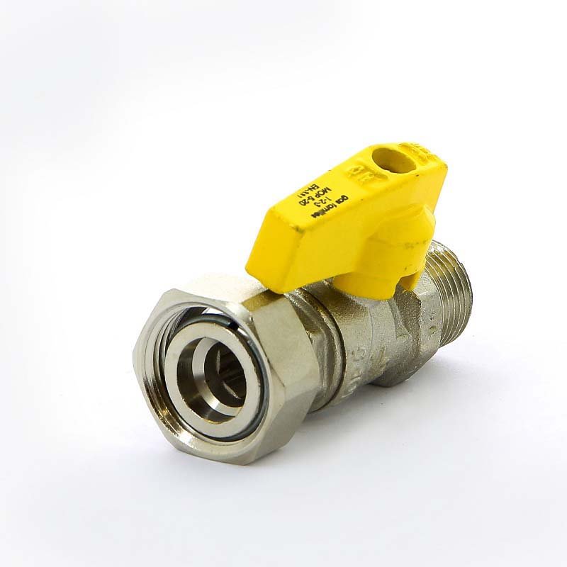 Кран шаровый FIV для газа 1/2" ВВ американка 3/4" NORMGAS флажок 8109R077 - Вид №2