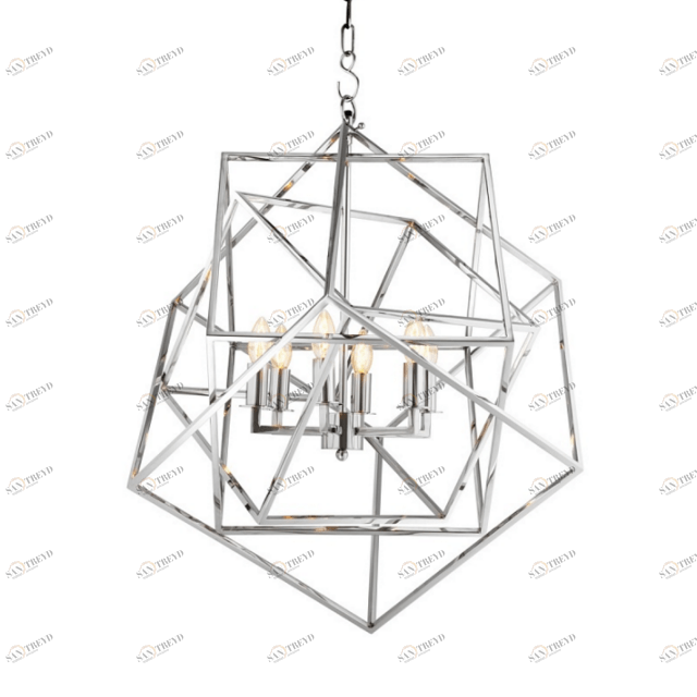 Фонарь Matrix от Eichholtz Хром 109674 EICHHOLTZ ДИЗАЙНЕРСКИЕ, EICHHOLTZ 060615 Хром 