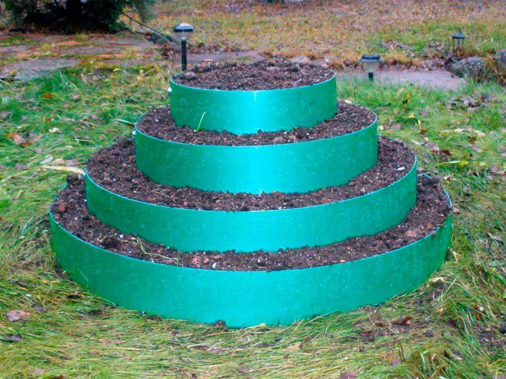 Лента бордюрная 600 мм x 10 м, 2 мм ГеоПластБорд GPBST-49 - Вид №3